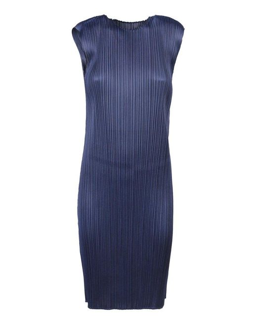 Issey Miyake Dresses in Blue | Lyst