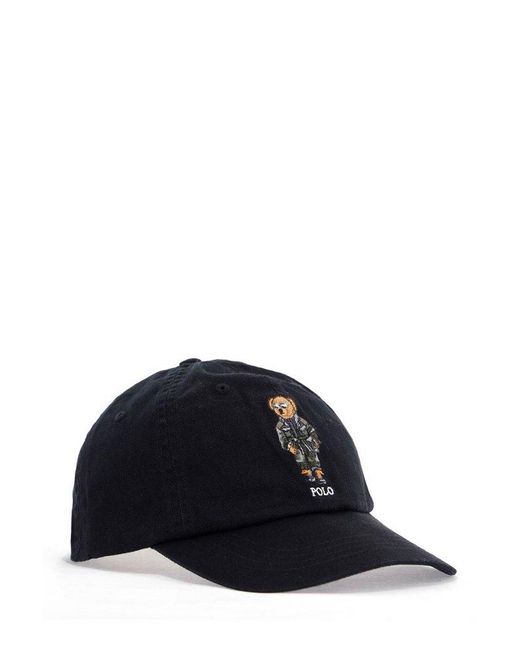 Polo Ralph Lauren Black Bear Embroidered Sport Cap for men