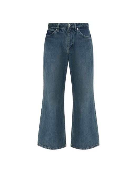 Jil Sander Blue Straight Leg Jeans