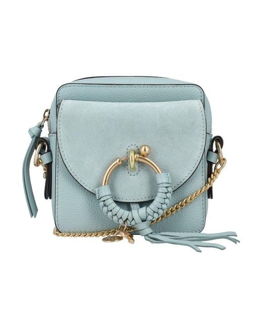 See By Chloé Leather Joan Mini Camera Bag in Blue Lyst