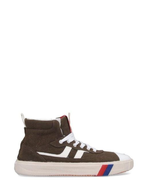 Pro Keds Brown High-Top Lace-Up Sneakers for men