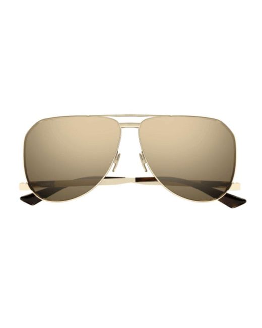 Saint Laurent Natural Aviator Sunglasses
