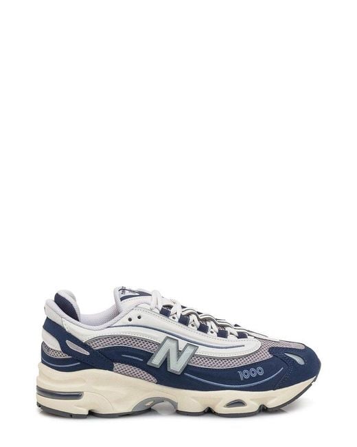 New Balance Blue 1000 Lace-Up Sneakers for men
