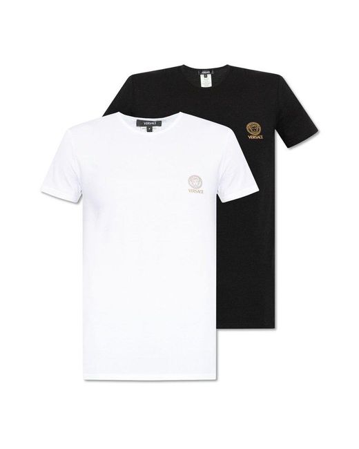 Versace Black T-shirt Two-pack for men