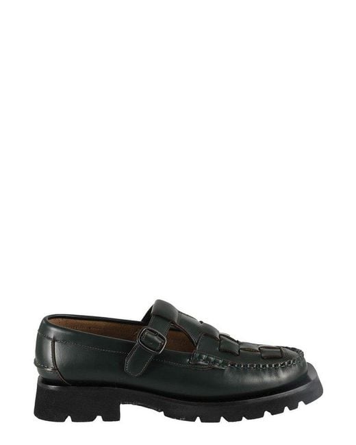 Hereu Black Soller Sport Buckle Fastened Loafers