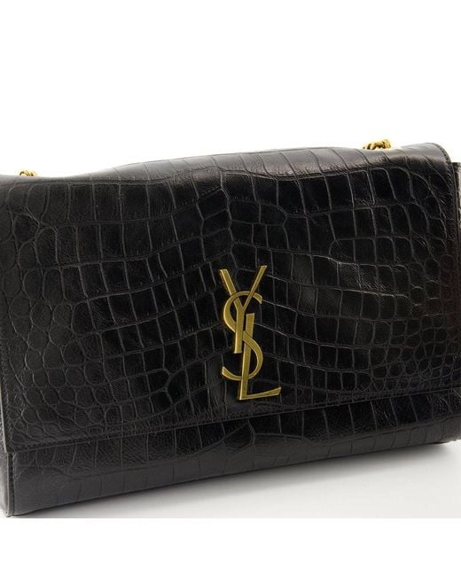 Saint Laurent Black Kate Medium Shoulder Bag