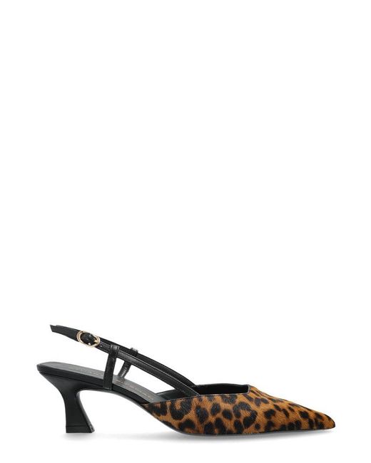 Stuart Weitzman Multicolor Leopard Printed Pumps