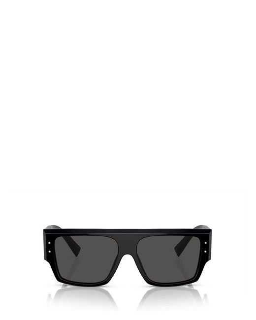 Dolce & Gabbana Gray Square Frame Sunglasses