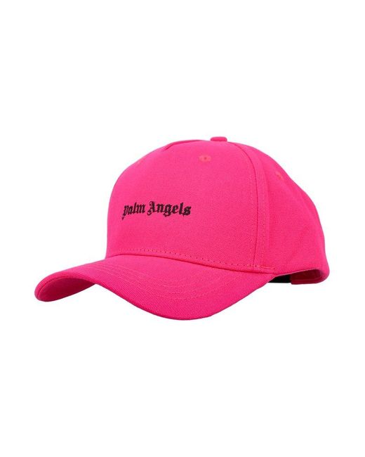 Palm Angels Pink Classic Logo Cap for men