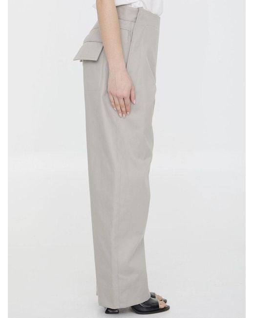 Bottega Veneta Gray Sailor Pants