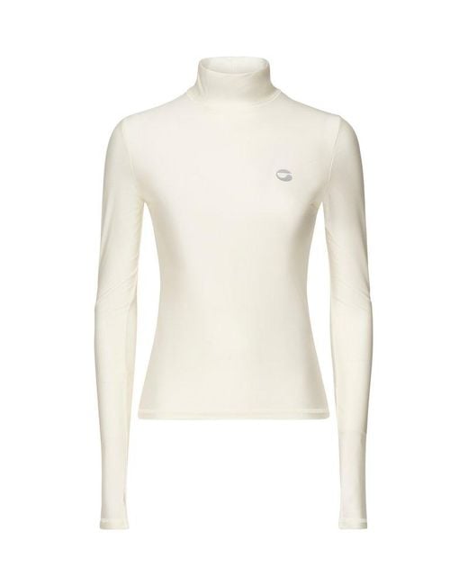 Coperni White High-Neck Top