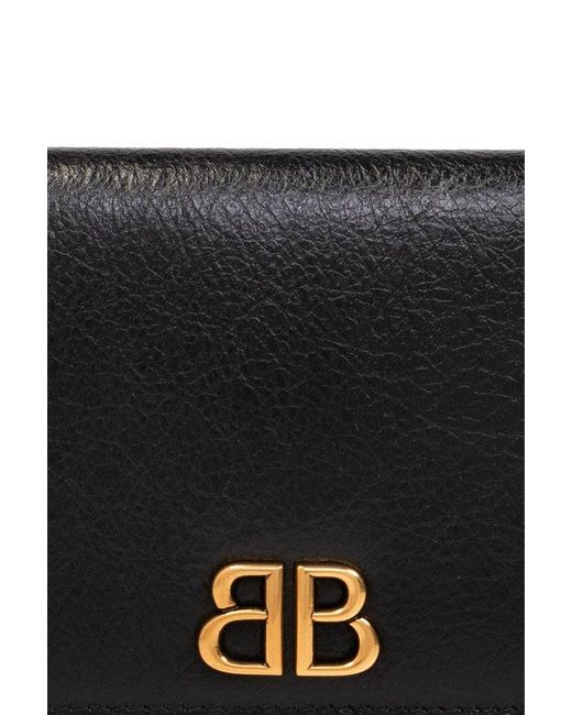 Balenciaga Black Wallet With Logo,