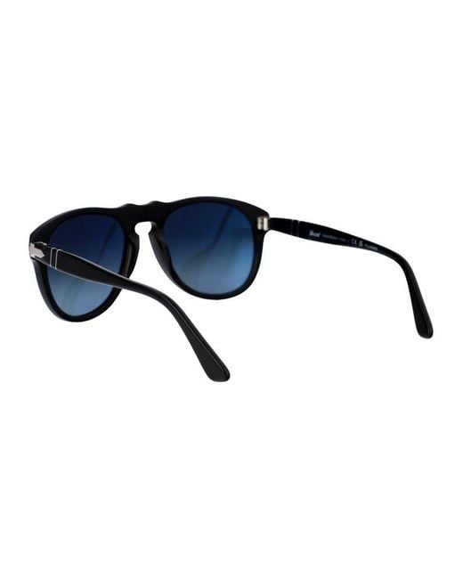 Persol Blue Pilot Frame Sunglasses for men