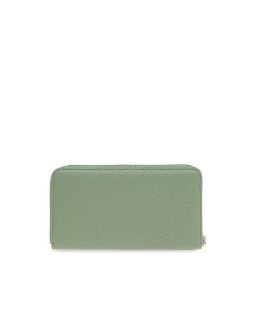 Emporio Armani Green Wallet With Logo,