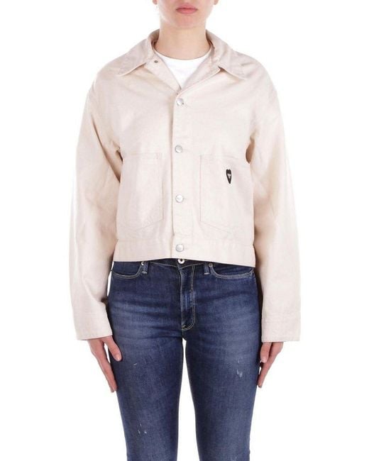 Carhartt Blue Button-Up Jacket