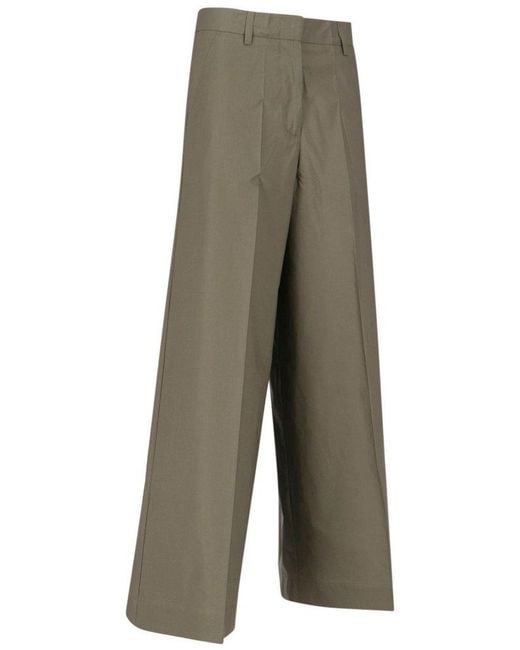 P.A.R.O.S.H. Green Wide Leg Pants