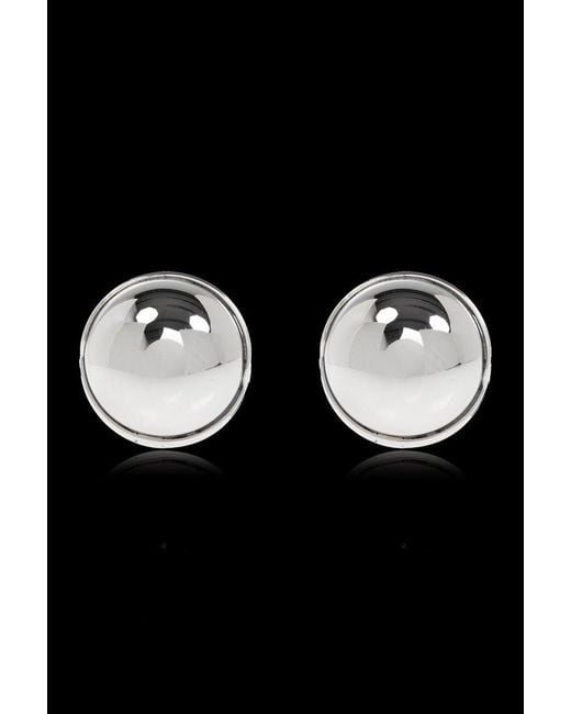Alaïa Black Sphere Earrings