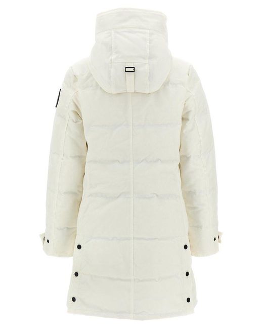 Canada Goose White Shelburne Casual Jackets, Parka