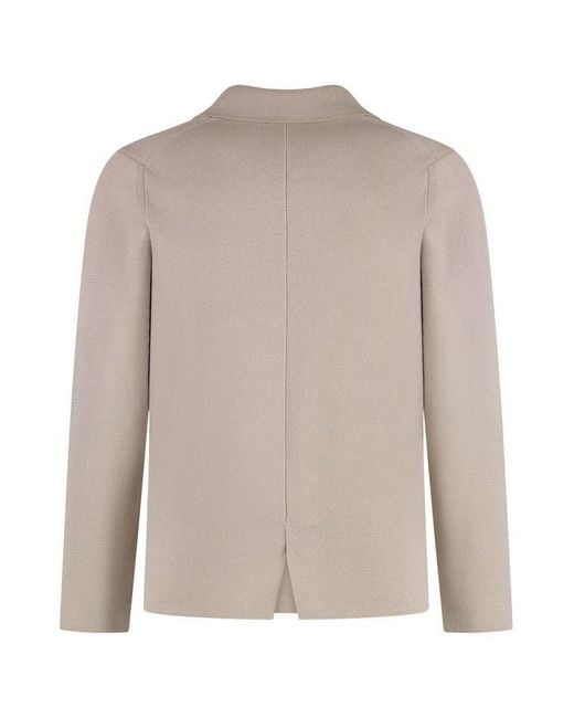 Drumohr Natural Double-Breasted Blazer Jacket for men