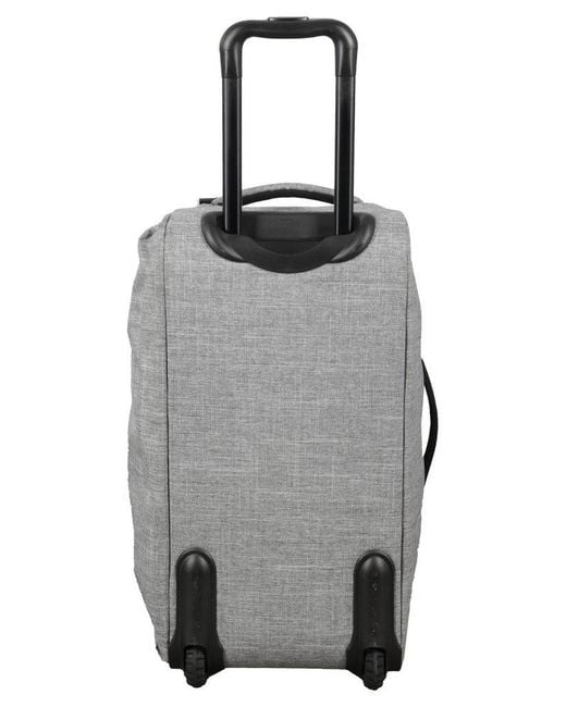 Herschel Supply Co. Gray Logo Patch Rolling Luggage for men