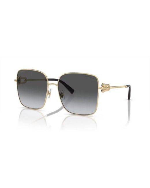 Tiffany & Co Gray Square Frame Sunglasses