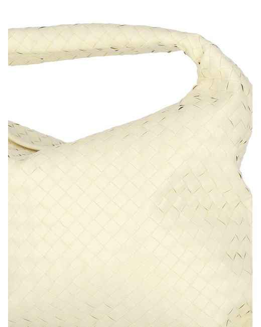 Bottega Veneta White Large Hop Shoulder Bag