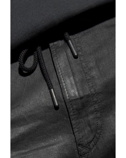 DIESEL Black ‘Krooley-E-Ne’ Jeans for men