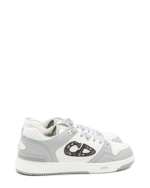 Dior White B57 Low-Top Sneakers for men