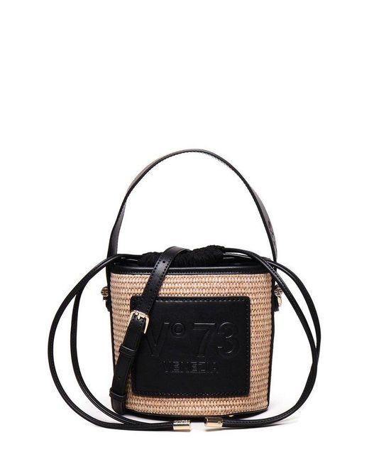 V73 Black Beatrix Bucket Bag