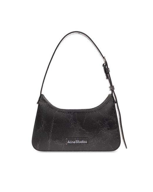 Acne Studios platt Micro Shoulder Bag in Black Lyst UK