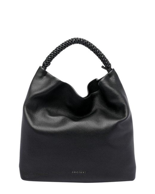 Orciani Black Todo Sense Scooby Shoulder Bag