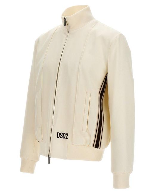 DSquared² Natural Tailored Track Casual Jackets for men