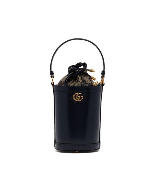 Gucci Blue Ophidia Mini Bucket Bag