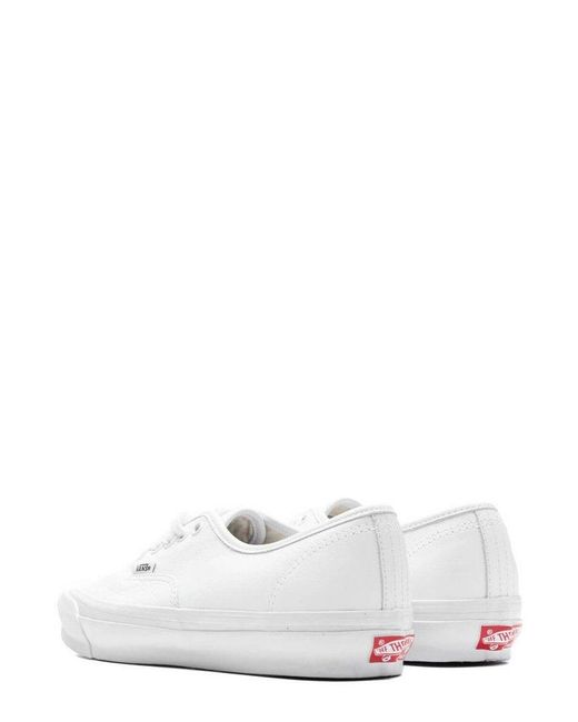 Vans White Og Authentic Lx Lace-Up Sneakers for men