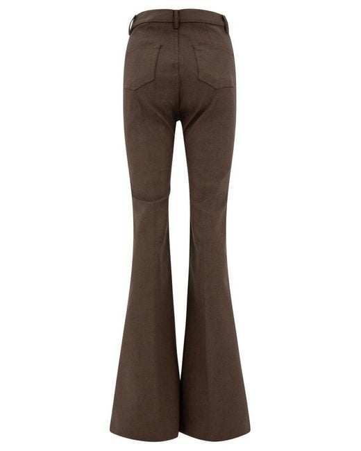 Rick Owens Brown Bolan Bootcut Flared Jeans
