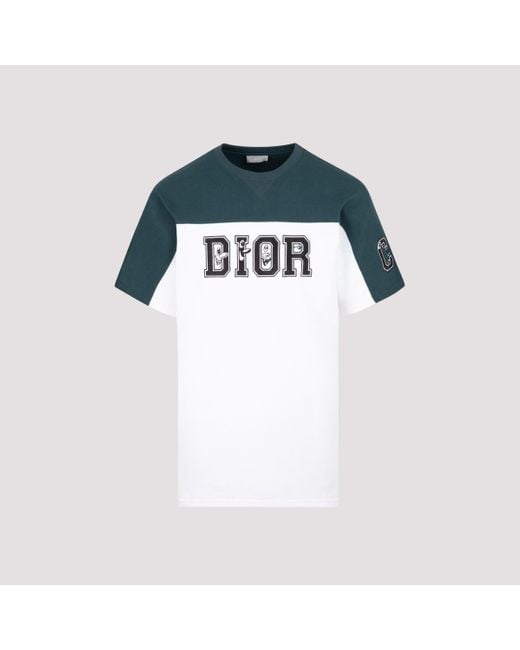 Dior Blue X Kenny Scharf Oversized T-shirt for men