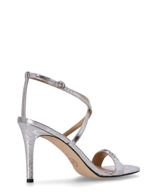Michael Kors Michael Lena Metallic Effect Sandals