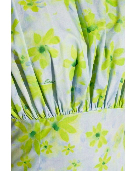 Marni Green Floral Dress,