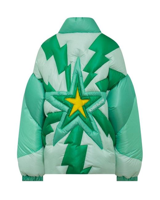 Khrisjoy Green Star Down Jacket