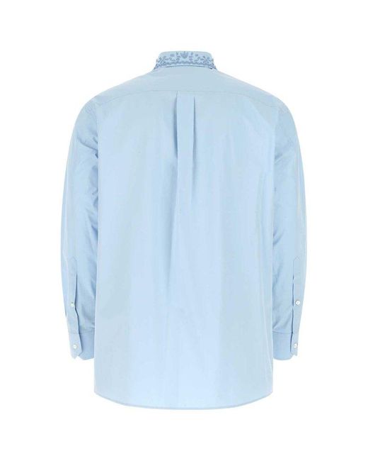 Valentino Cotton Embroidered Poplin 