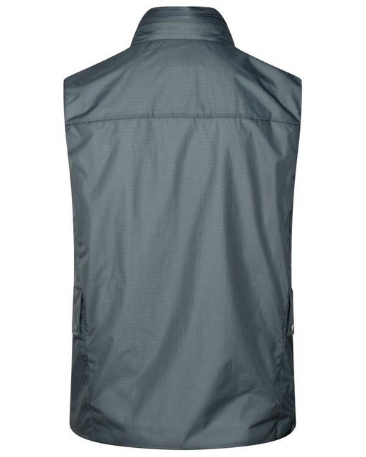 C P Company Blue 'Pertex' Nylon Vest for men