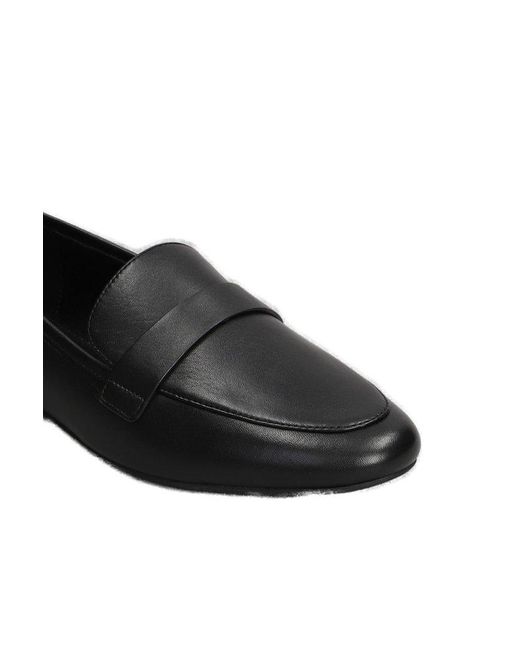 MICHAEL Michael Kors Black Regan Flex Logo Plaque Loafers