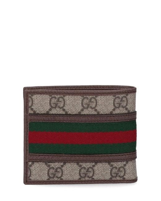 Gucci Brown Ophidia gg Wallet for men