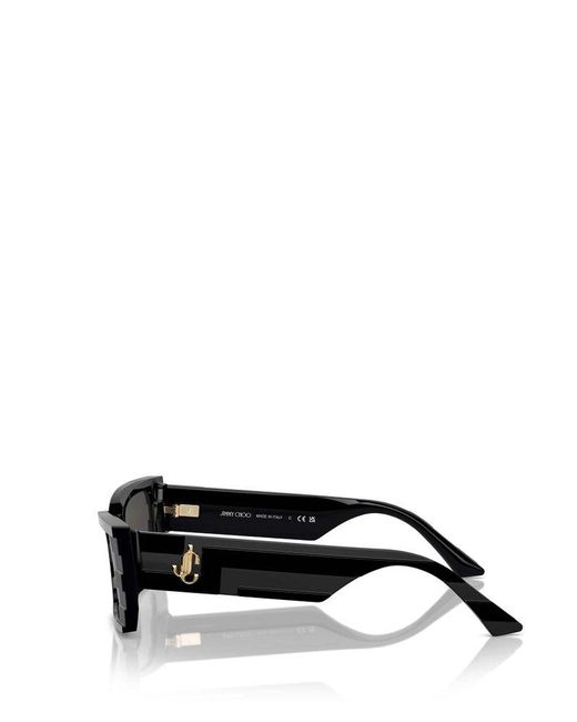 Jimmy Choo Black Cat-Eye Frame Sunglasses