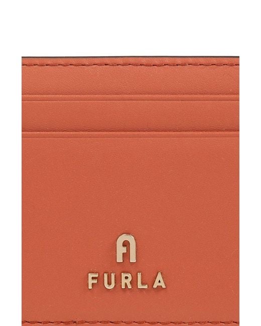 Furla Red 'camelia Small' Card Holder,