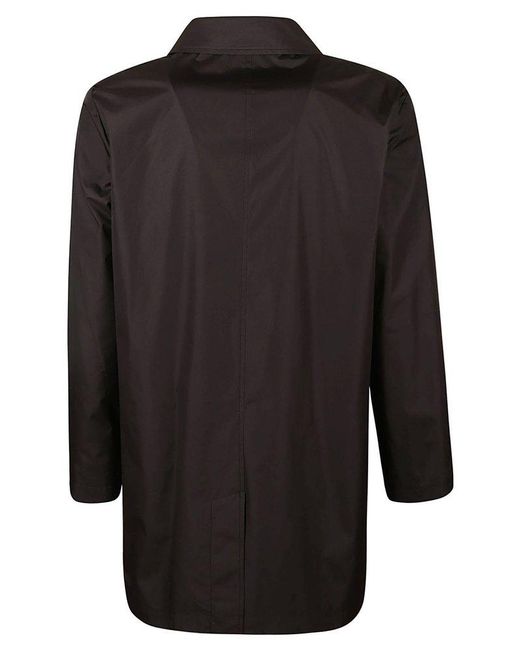 A.P.C. Black Mac Victor Coat for men