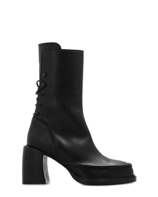 Ann Demeulemeester Black Carine Heeled Ankle Boots