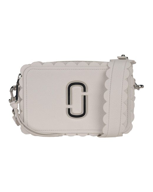 Marc Jacobs The Softshot Scalloped Crossbody Bag in White Lyst