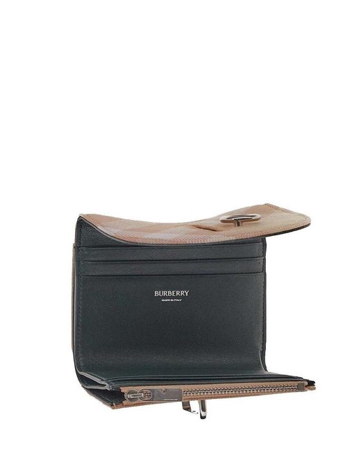 Burberry Brown Rocking Horse Foldover Wallet