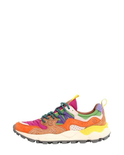 Flower Mountain Multicolor Yamano 3 Lace-Up Sneakers